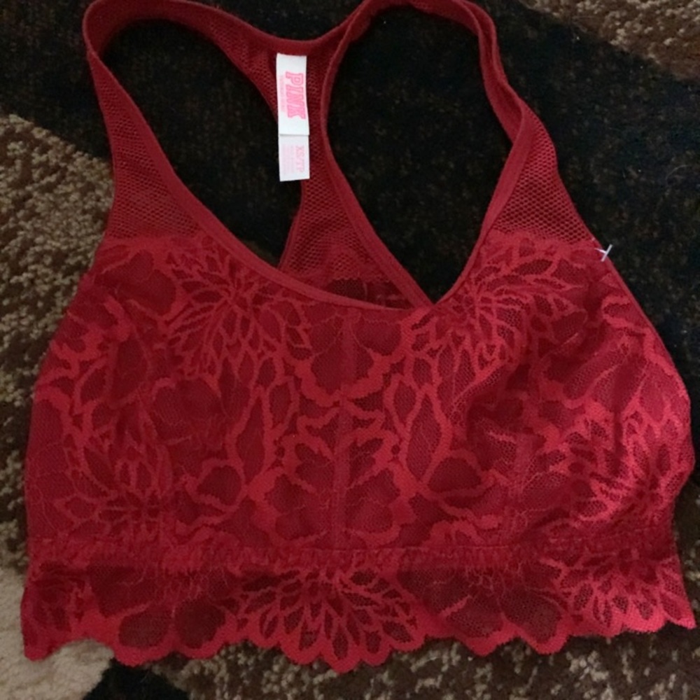 Pink bra